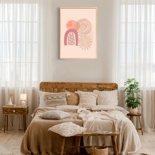 Impression Botanique Bohème - Art Mural Inspiré par la Nature / Botanical Boho Print - Nature-Inspired Wall Art