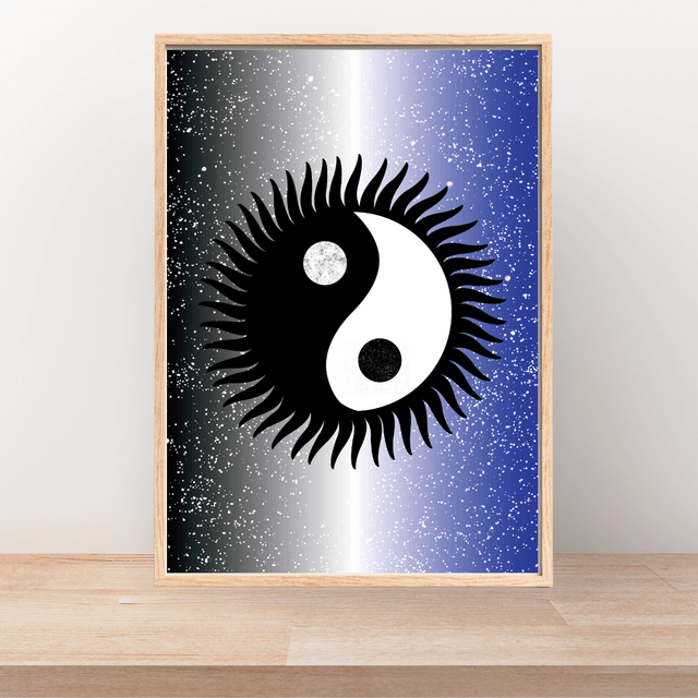 Impression Yin et Yang - Décoration Murale Harmonie / Yin and Yang Print - Harmony Wall Decor