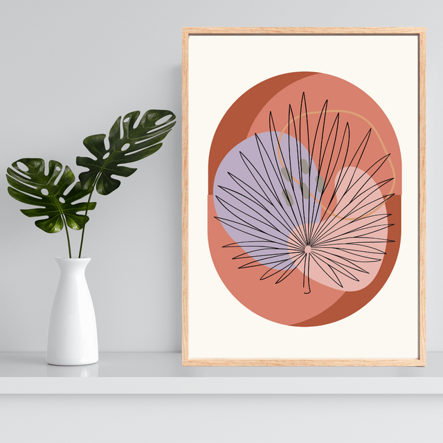 Décoration Murale Botanique Minimaliste Élégante / Elegant Minimalist Botanical Wall Art