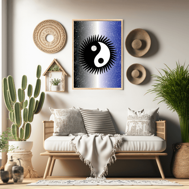 Impression Yin et Yang - Décoration Murale Harmonie / Yin and Yang Print - Harmony Wall Decor