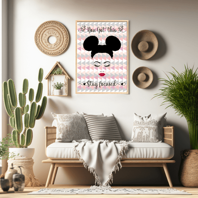 Impression Art de Ligne Concentré avec Flèches Géométriques - Décoration Abstraite / Focused Line Art with Geometric Arrows - Abstract Wall Decor