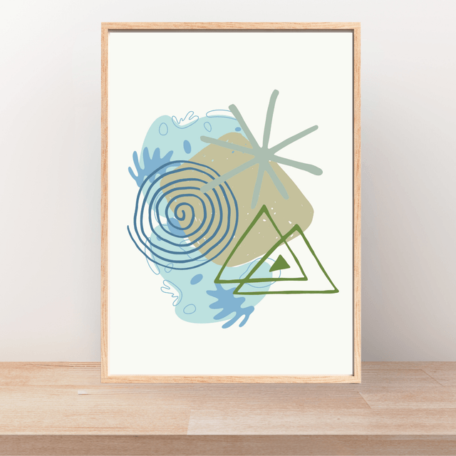 mpression Botanique Verte Bohème - Art Mural Inspiré par la Nature /"Botanical Green Boho Print - Nature-Inspired Wall Art"