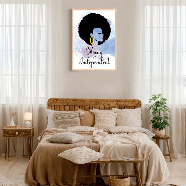 Art Linéaire Féminin - Illustration de Force et d'Indépendance / Feminine Line Art Illustration - Empowerment and Independence