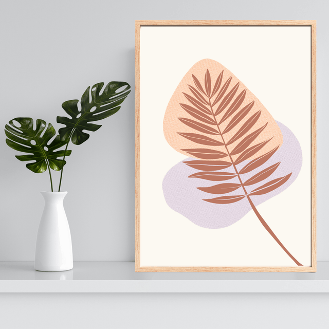 Impression Botanique Minimaliste - Art Mural Élégant Inspiré par la Nature / Botanical Minimalist Print - Elegant Nature-Inspired Wall Art