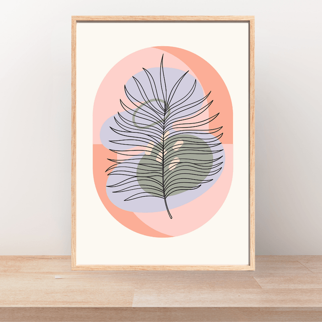  Harmonie Botanique Moderne / Modern Botanical Harmony Wall Art 