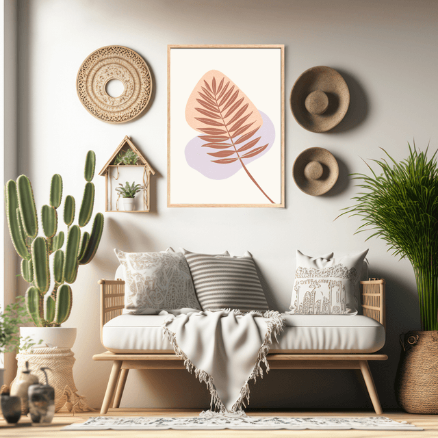 Impression Botanique Minimaliste - Art Mural Élégant Inspiré par la Nature / Botanical Minimalist Print - Elegant Nature-Inspired Wall Art