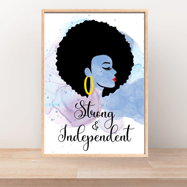 Art Linéaire Féminin - Illustration de Force et d'Indépendance / Feminine Line Art Illustration - Empowerment and Independence