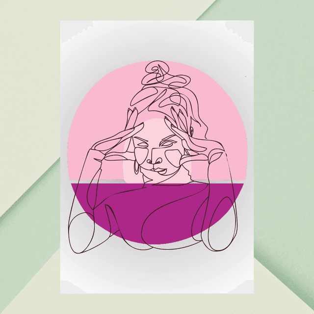 Illustration de Télépathie Féminine - Art Mystique / Intriguing Female Telepathy Illustration - Mystical Wall Art