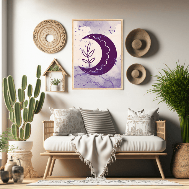 Affiche Murale Minimaliste Moderne pour Intérieurs Élégants/ Modern Minimalist Wall Art for Elegant Interiors